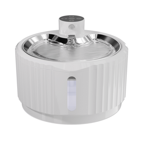 2.8L Cat Water Dispenser Plastic Water Fountain for Cats Smart Automatic Stainless Steel Drinking Tray Pet Water Bowl - Image 4